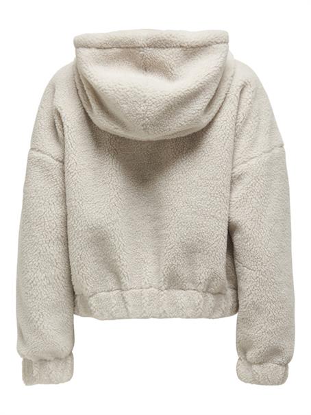 ONLTANJA TEDDY HOOD JACKET OTW NOOS pumice stone
