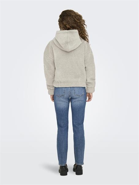 ONLTANJA TEDDY HOOD JACKET OTW NOOS pumice stone