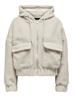 ONLTANJA TEDDY HOOD JACKET OTW NOOS pumice stone