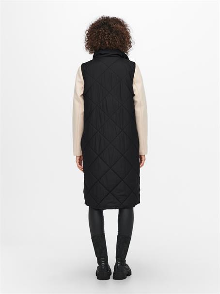 ONLTANZIA QUILTED WAISTCOAT CC OTW black