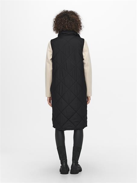 ONLTANZIA QUILTED WAISTCOAT CC OTW black