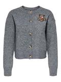ONLTEDDY LS CARDIGAN EX KNT medium grey melange