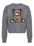 ONLTEDDY LS CARDIGAN EX KNT medium grey melange