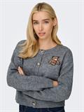 ONLTEDDY LS CARDIGAN EX KNT medium grey melange