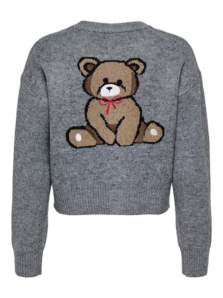 ONLTEDDY LS CARDIGAN EX KNT medium grey melange