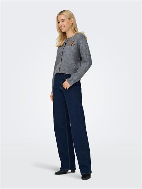 ONLTEDDY LS CARDIGAN EX KNT medium grey melange