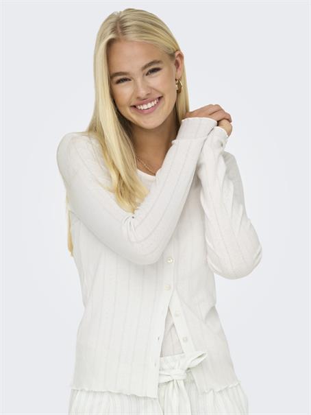 ONLTENNA L/S CARDIGAN CS JRS cloud dancer