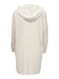 ONLTESSA CAREY L/S HOOD DRESS KNT pumice stone