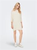 ONLTESSA CAREY L/S HOOD DRESS KNT pumice stone
