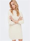 ONLTESSA CAREY L/S HOOD DRESS KNT pumice stone