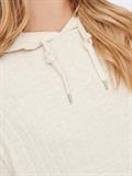 ONLTESSA CAREY L/S HOOD DRESS KNT pumice stone