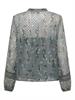 ONLTESSA ELIZA LS TOP WVN balsam green