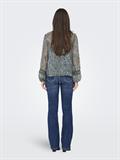 ONLTESSA ELIZA LS TOP WVN balsam green
