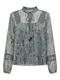 ONLTESSA ELIZA LS TOP WVN balsam green