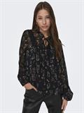 ONLTESSA ELIZA LS TOP WVN black