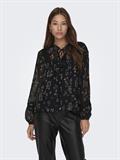 ONLTESSA ELIZA LS TOP WVN black