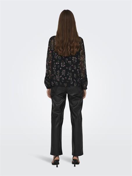 ONLTESSA ELIZA LS TOP WVN black