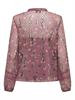 ONLTESSA ELIZA LS TOP WVN rose brown