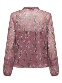 ONLTESSA ELIZA LS TOP WVN rose brown