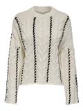 ONLTESSA LS CABEL STITCH O-NECK CC KNT birch