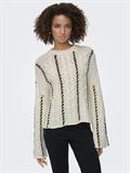 ONLTESSA LS CABEL STITCH O-NECK CC KNT birch