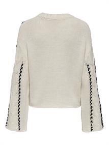 ONLTESSA LS CABEL STITCH O-NECK CC KNT birch