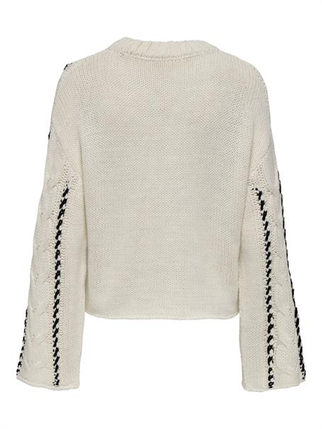 ONLTESSA LS CABEL STITCH O-NECK CC KNT birch