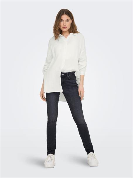 ONLTHYRA LIFE OVERSIZED SHIRT NOOS WVN cloud dancer