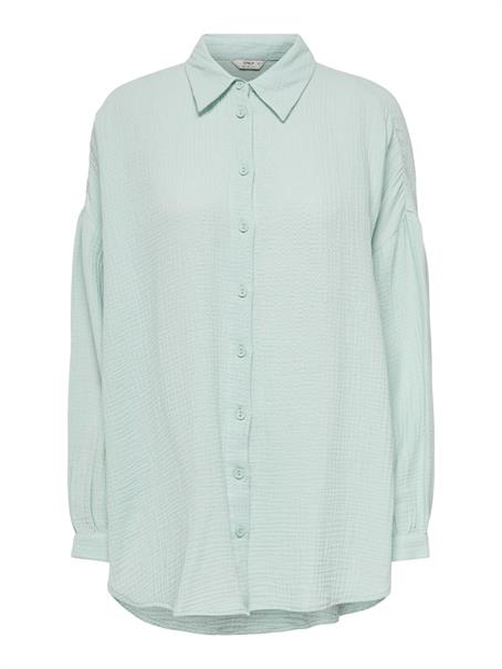 ONLTHYRA LIFE OVERSIZED SHIRT NOOS WVN harbor gray