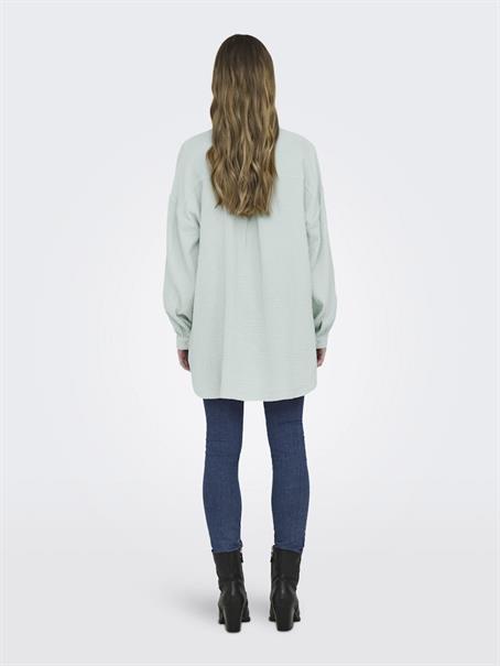 ONLTHYRA LIFE OVERSIZED SHIRT NOOS WVN harbor gray