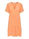 ONLTHYRA LIFE SS V-NECK DRESS WVN CS orange chiffon