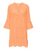 ONLTHYRA PEPLON DRESS NOOS WVN orange chiffon