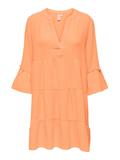 ONLTHYRA PEPLON DRESS NOOS WVN orange chiffon