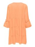 ONLTHYRA PEPLON DRESS NOOS WVN orange chiffon