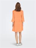 ONLTHYRA PEPLON DRESS NOOS WVN orange chiffon