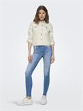 ONLTIA DNM JACKET COL PIM ecru