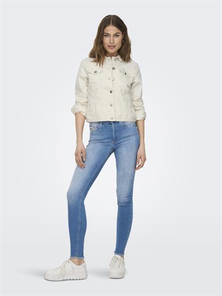 ONLTIA DNM JACKET COL PIM ecru