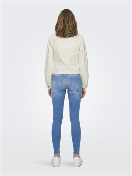 ONLTIA DNM JACKET COL PIM ecru
