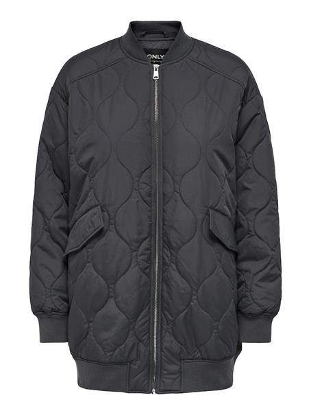 ONLTINA LONG QUILTED JACKET OTW phantom
