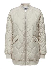ONLTINA LONG QUILTED JACKET OTW pumice stone