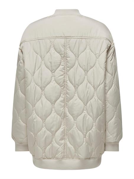 ONLTINA LONG QUILTED JACKET OTW pumice stone