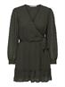 ONLTIVA L/S DOBBY WRAP DRESS NOOS WVN rosin