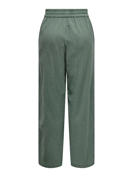 ONLTIZANA COTTON LOOSE PANTS WVN NOOS balsam green