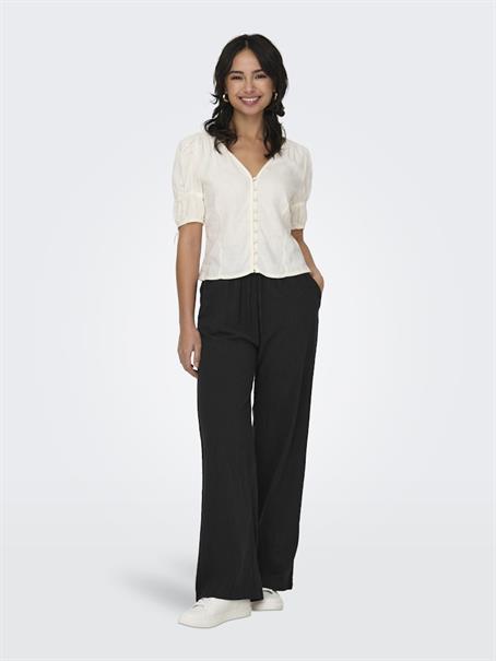 ONLTIZANA COTTON LOOSE PANTS WVN NOOS black