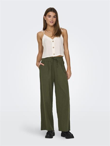 ONLTIZANA COTTON LOOSE PANTS WVN NOOS grape leaf