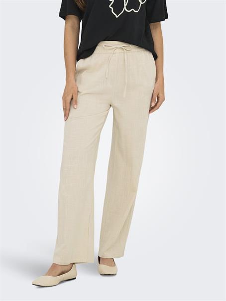 ONLTIZANA COTTON LOOSE PANTS WVN NOOS silver lining