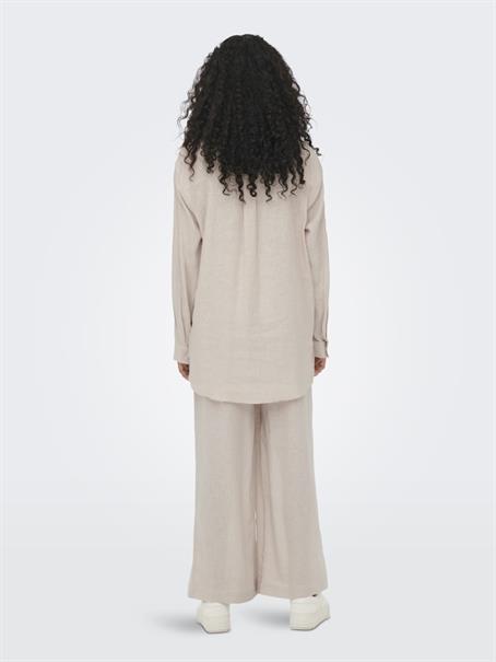 ONLTOKYO L/S LIN BL SHIRT PNT NOOS moonbeam