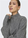 ONLTOKYO L/S ZIP CARDIGAN KNT dark grey melange