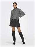 ONLTOKYO L/S ZIP CARDIGAN KNT dark grey melange