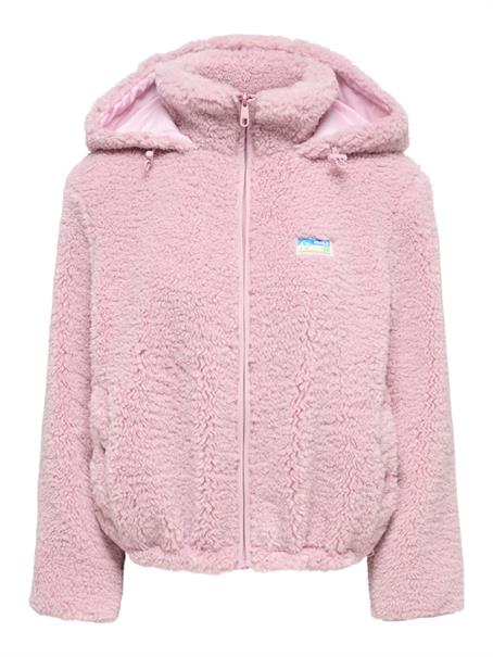 ONLTORA TEDDY HOOD JACKET BF OTW keepsake lilac